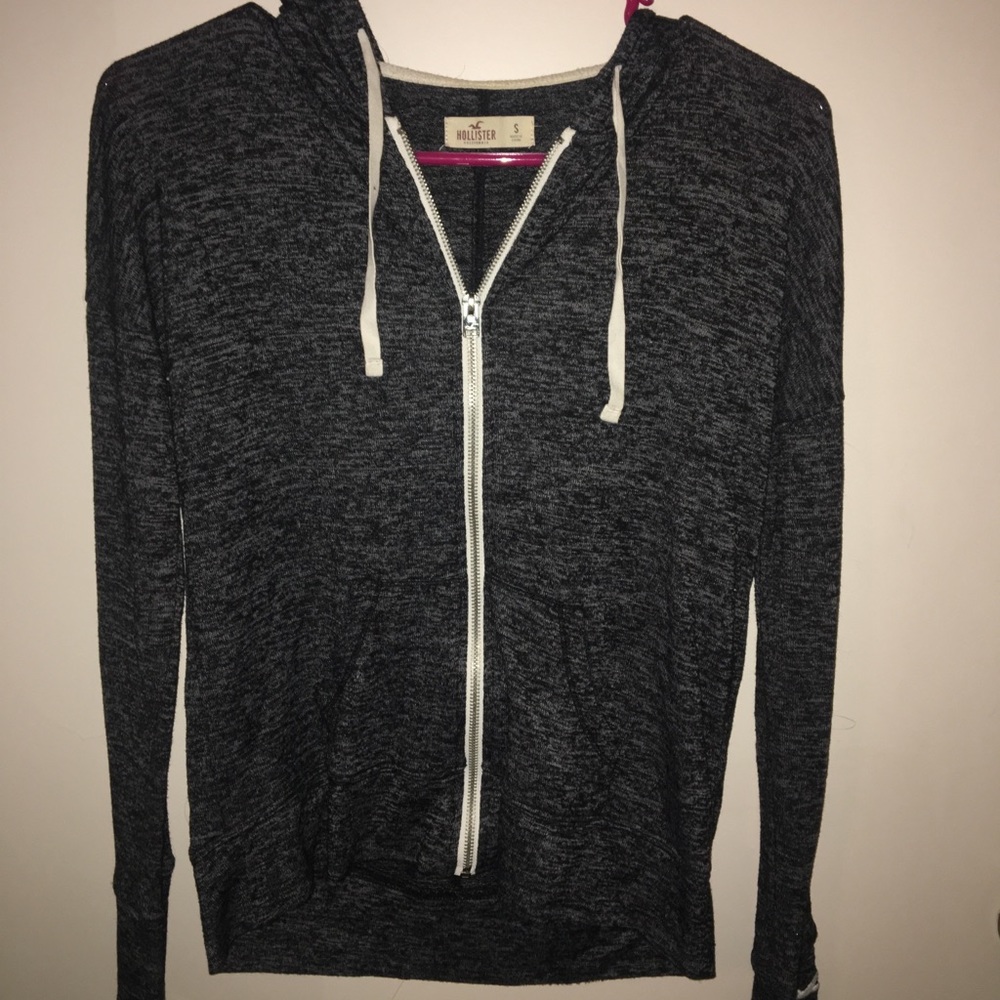 Hooded sweatshirt jacket - Hollister